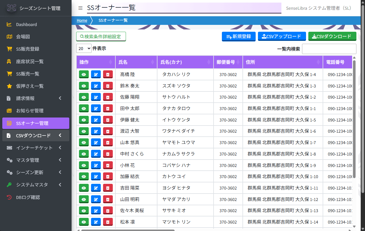 SSオーナー管理